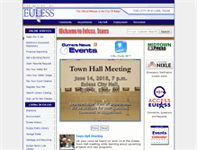 Tablet Screenshot of euless.org